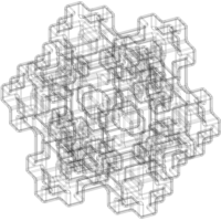 Wireframe Shape Mosely Snowflake - Thumbnail 10