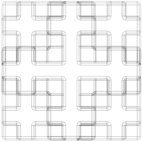 Wireframe Shape Mosely Snowflake - Thumbnail 11