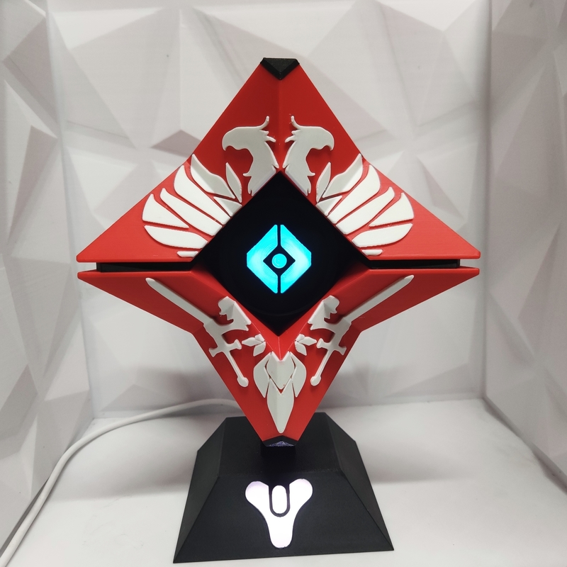 Destiny/Destiny 2 Crucible Ghost Shell with LED Eye