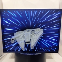 Millennium Falcon with LED Hyperspace Background Night Light  - Thumbnail 4