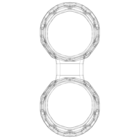 Dual Round Plastic Holder - Thumbnail 6