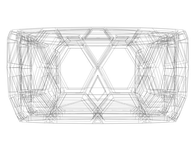 Dual Round Plastic Holder 3D Print 546373