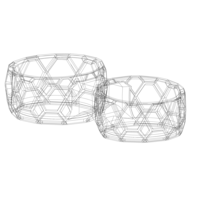 Dual Round Plastic Holder - Thumbnail 11