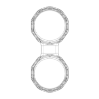 Dual Round Plastic Holder - Thumbnail 12
