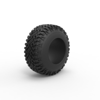 Offroad tire 126 Scale 1:25 - Thumbnail 2