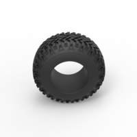 Offroad tire 126 Scale 1:25 - Thumbnail 6