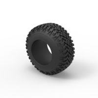 Offroad tire 126 Scale 1:25 - Thumbnail 7