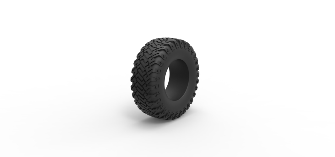 Offroad tire 127 Scale 1:25 3D Print 546396