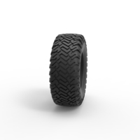 Offroad tire 127 Scale 1:25 - Thumbnail 3