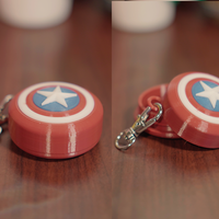 captain shield case keychain, STL file for 3d printing - Thumbnail 2