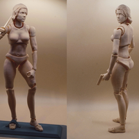 Action Figure 3D Printing, Female Movable body - Thumbnail 4