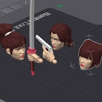 Action Figure 3D Printing, Female Movable body - Thumbnail 7