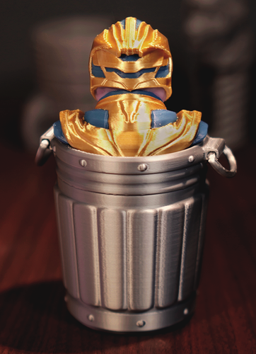 Lazy Heroes (Bull Dog, Thanos) - figure, Container [Color ready] 3D Print 546429