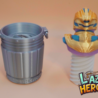 Lazy Heroes (Bull Dog, Thanos) - figure, Container [Color ready] - Thumbnail 5