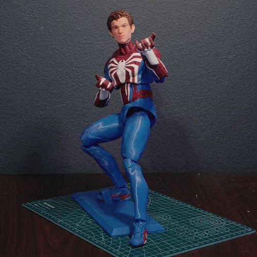 Spiderman ACTION FIGURE 3D PRINTING with fully color ready 3D Print 546441