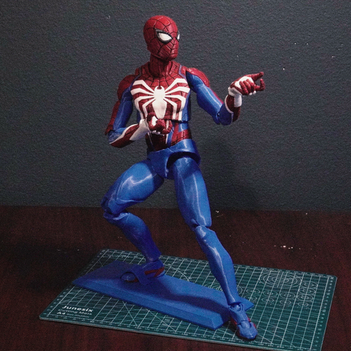 Spiderman ACTION FIGURE 3D PRINTING with fully color ready 3D Print 546445