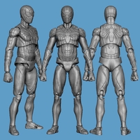 Spiderman ACTION FIGURE 3D PRINTING with fully color ready - Thumbnail 10