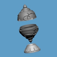 Pal Sphere STL file from Palworld, case, colors print ready - Thumbnail 3