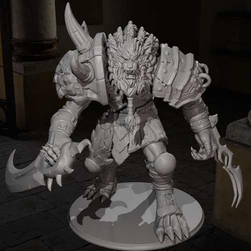 Rengar - League of Legend figure STL, ready for 3D printing 3D Print 546456