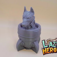 Lazy Heroes (Dobermann, black panther) Container [Color ready] - Thumbnail 4