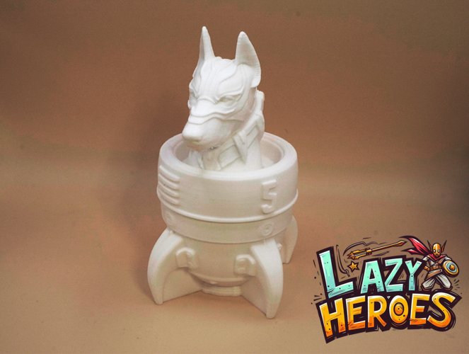 Lazy Heroes (Dobermann, black panther) Container [Color ready] 3D Print 546487