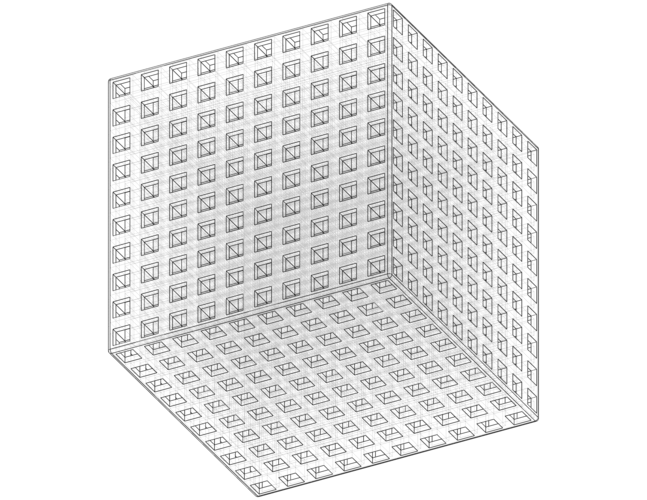 Simple Cubic Lattice Structure 3D Print 546545