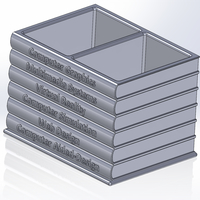 Pencil case in the shape of 6 books - Thumbnail 3