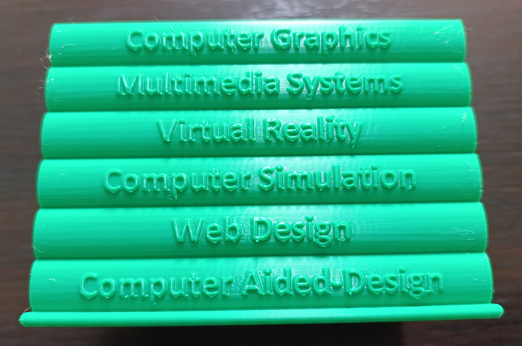 Pencil case in the shape of 6 books 3D Print 546597