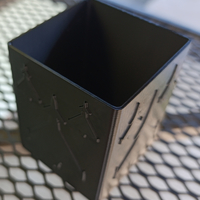 Square pencil case with silhouettes of European fighter planes - Thumbnail 4