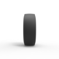 Rear wheel of vintage dragster Scale 1:25 - Thumbnail 4