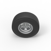 Rear wheel of vintage dragster Scale 1:25 - Thumbnail 6