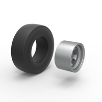 Rear wheel of vintage dragster Scale 1:25 - Thumbnail 10