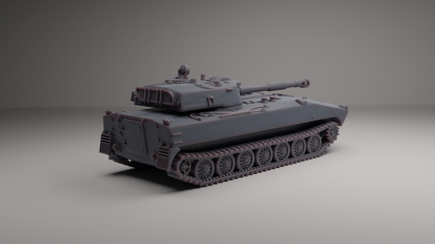 2S1 GVOZDIKA SELF-PROPELLED HOWITZER 3D Print 546647