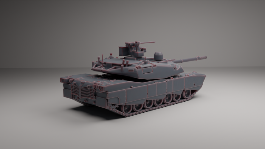 ABRAMS X MBT 3D Print 546649