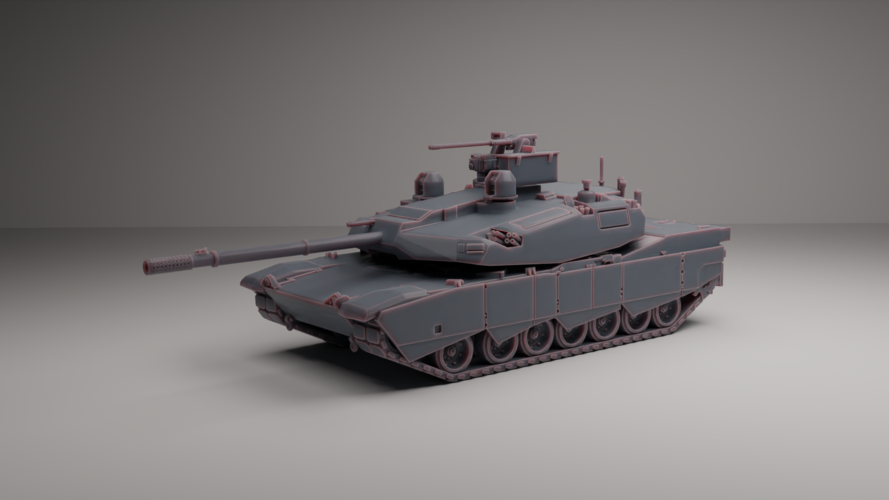 ABRAMS X MBT 3D Print 546651