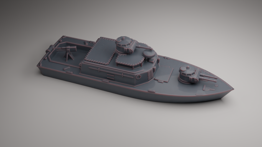 ASSAULT SUPPORT PATROL BOAT VIETNAM 3D Print 546676