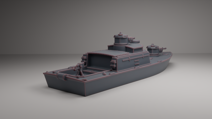 ASSAULT SUPPORT PATROL BOAT VIETNAM 3D Print 546677