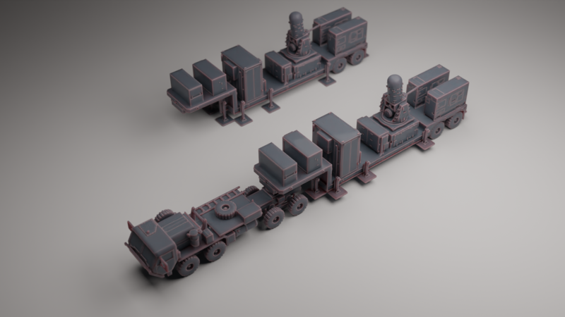 C-RAM CENTURION PHALANX ON SEMI-TRAILER