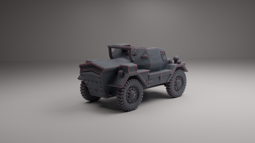 DAIMLER DINGO WWII SCOUT 3D Print 546688