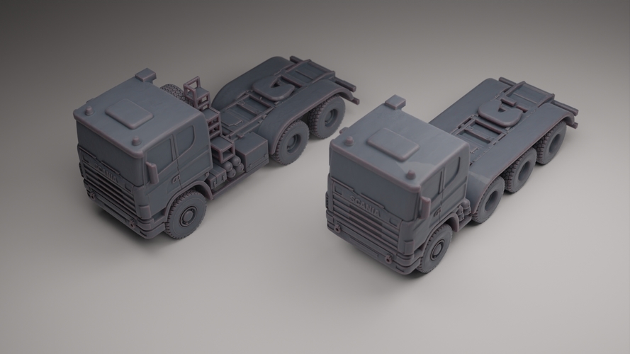 EUROPEAN GENERIC TRUCK (SCANIA INSPIRED) 3D Print 546695