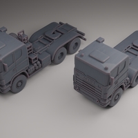 Small EUROPEAN GENERIC TRUCK (SCANIA INSPIRED) 3D Printing 546695