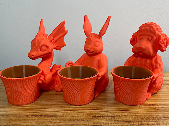 Easter Bunny Toy/Pot/Planter 3D Print 546735