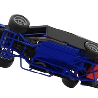 Asphalt Modified stock car Version 3 Scale 1:25 - Thumbnail 3