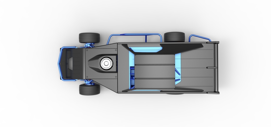 Asphalt Modified stock car Version 3 Scale 1:25 3D Print 546755