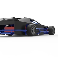 Asphalt Modified stock car Version 3 Scale 1:25 - Thumbnail 17