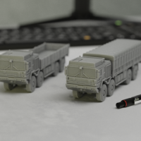 Small MAN HX77 8X8 TRUCK 3D Printing 546809