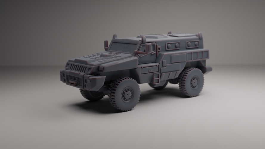 MARAUDER MRAP 3D Print 546810