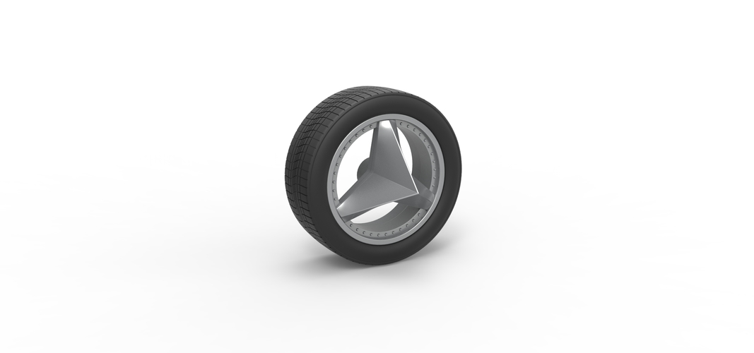 Car wheel 8 Scale 1:25 3D Print 546836