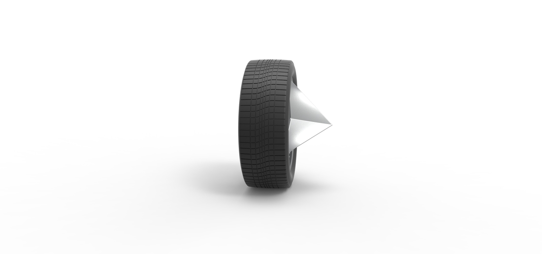 Car wheel 8 Scale 1:25 3D Print 546838