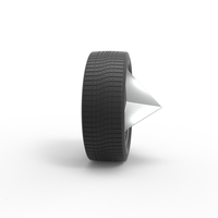 Car wheel 8 Scale 1:25 - Thumbnail 3